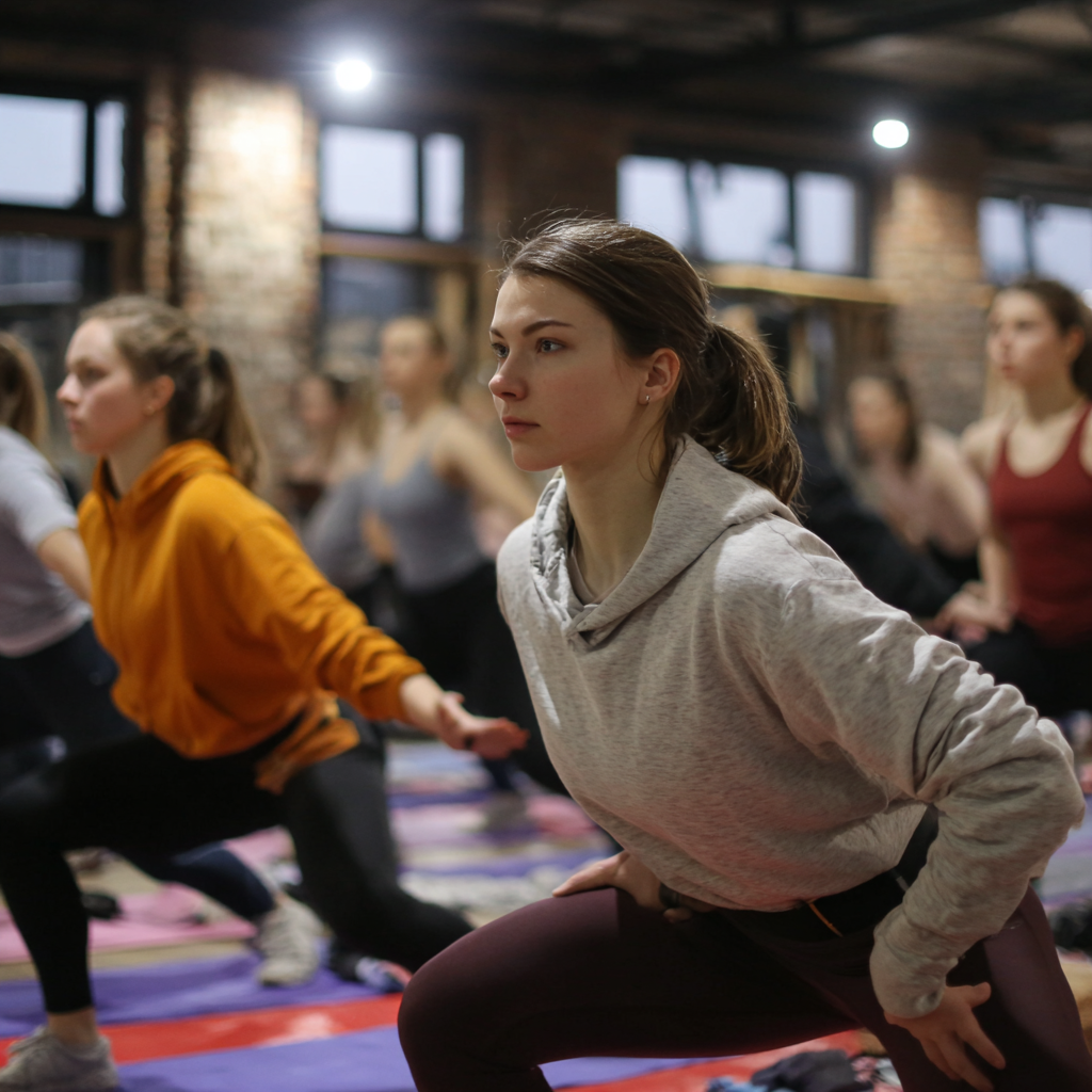 Sportliche Aktivität im Freien – Joggen bei Sonnenuntergang